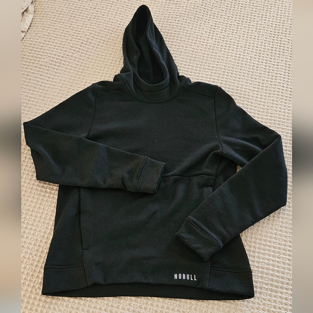 NOBULL Women's Black All Day Elements Performance Hoodie Size M